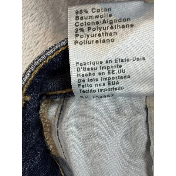 AG Adriano Goldschmied Jean Women's 24r The Stilt Cigarette Leg Blue Whisker USA - Picture 9 of 13